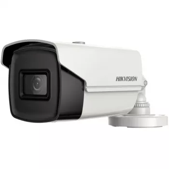 Hikvision DS-2CE16U1T-IT3F cámara bullet fija IR 8MP, objetivo 2.8mm, blanca