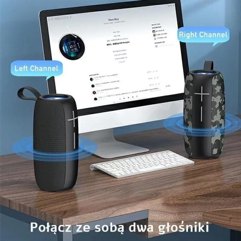 AWEI Y370 altavoz Bluetooth portátil 20W negro