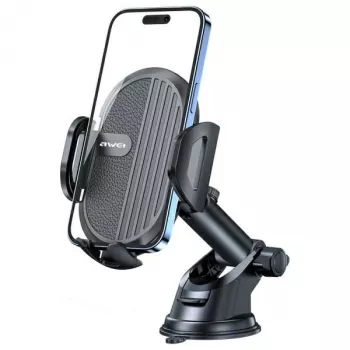AWEI soporte para coche salpicadero ventana negro