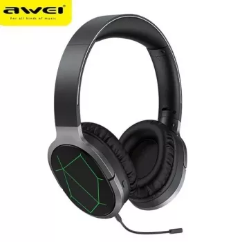 AWEI A799BL auriculares gaming Bluetooth con micrófono, over-ear, negros