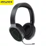 AWEI A799BL auriculares gaming Bluetooth con micrófono, over-ear, negros