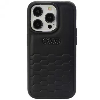 Funda rígida de piel sintética Audi GT para iPhone 15 Pro (6,1