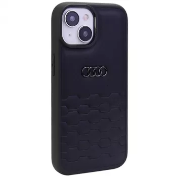 Funda rígida de piel sintética Audi GT para iPhone 15 Plus / 14 Plus 6,7