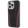 Funda rígida de piel auténtica MagSafe Audi para iPhone 14 Pro 6,1