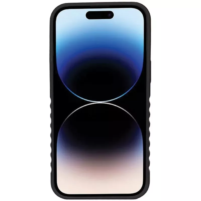 Funda rígida de piel auténtica MagSafe Audi para iPhone 14 Pro 6,1