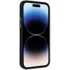 Funda rígida de piel auténtica MagSafe Audi para iPhone 14 Pro Max 6,7