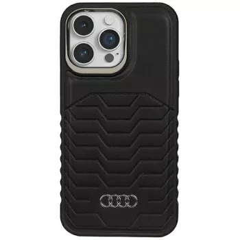Funda rígida de piel sintética MagSafe Audi para iPhone 14 Pro 6,1