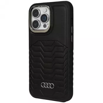 Funda rígida de piel sintética MagSafe Audi para iPhone 14 Pro 6,1