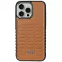 Funda rígida de piel sintética MagSafe Audi para iPhone 15 Pro 6,1