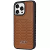 Funda rígida de piel sintética MagSafe Audi para iPhone 15 Pro 6,1