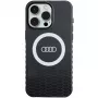 Funda MagSafe Audi IML Big Logo para iPhone 15 Pro Max 6,7 pulgadas negra rígida