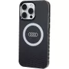Funda MagSafe Audi IML Big Logo para iPhone 15 Pro Max 6,7 pulgadas negra rígida