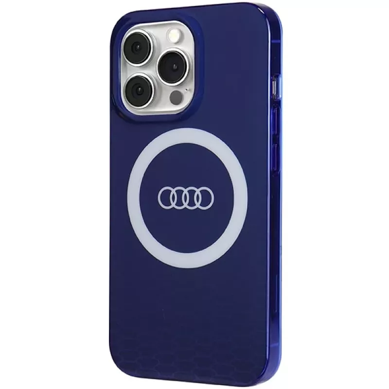 Audi IML Big Logo MagSafe Case para iPhone 13 Pro / 13 6.1 azul marino carcasa rígida