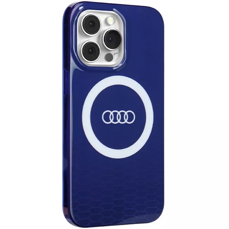 Audi IML Big Logo MagSafe Case para iPhone 13 Pro / 13 6.1 azul marino carcasa rígida