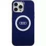 Audi IML Big Logo MagSafe Case para iPhone 13 Pro Max 6.7 azul marino carcasa rígida AU-IMLMIP13PM-Q5/D2-BE