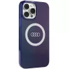 Audi IML Big Logo MagSafe Case para iPhone 13 Pro Max 6.7 azul marino carcasa rígida AU-IMLMIP13PM-Q5/D2-BE