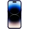 Audi IML Big Logo MagSafe Case para iPhone 14 Pro 6.1 azul marino carcasa rígida AU-IMLMIP14P-Q5/D2-BE