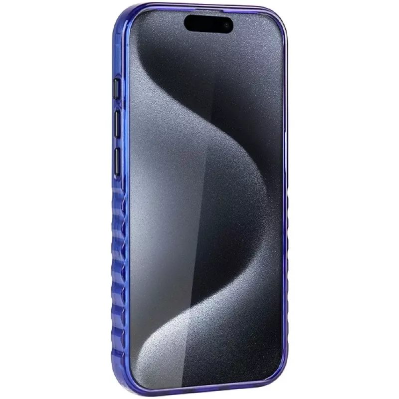 Audi IML Big Logo MagSafe Case para iPhone 15 Pro 6.1 azul marino carcasa rígida