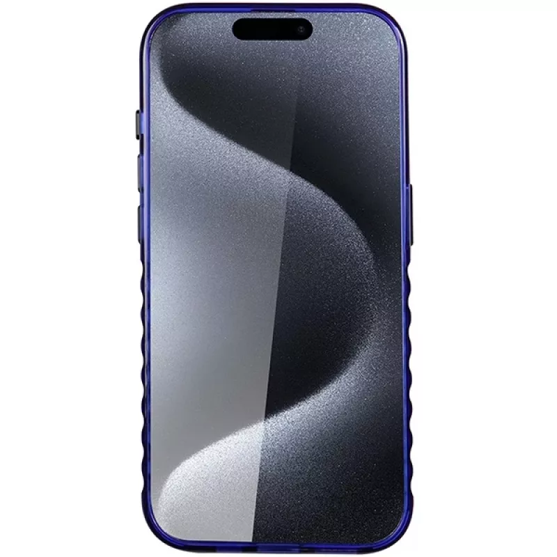 Audi IML Big Logo MagSafe Case para iPhone 15 Pro 6.1 azul marino carcasa rígida