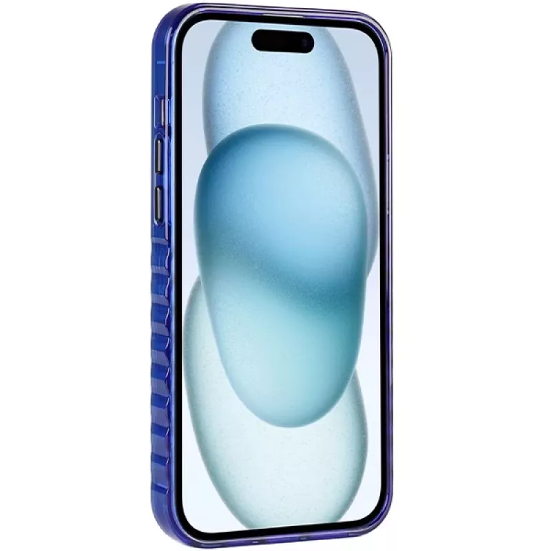 Audi IML Big Logo MagSafe Case para iPhone 15 Plus / 14 Plus 6.7, azul marino carcasa rígida