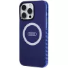 Audi IML Big Logo MagSafe Case para iPhone 15 Pro Max 6,7 azul marino carcasa rígida AU-IMLMIP15PM-Q5/D2-BE