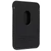 Audi cartera de piel sintética con compartimento para tarjetas negro MagSafe AU-MSCH-Q3/D1-BK