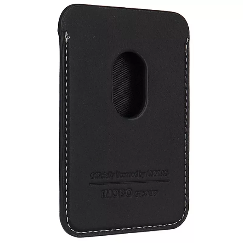 Audi cartera de piel sintética con compartimento para tarjetas negro MagSafe AU-MSCH-Q3/D1-BK