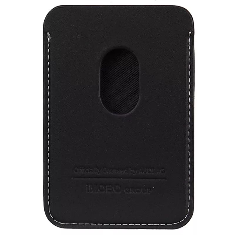 Audi cartera de piel sintética con compartimento para tarjetas negro MagSafe AU-MSCH-Q3/D1-BK