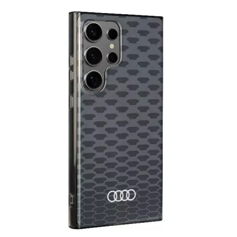 Audi IML Stitching Pattern MagSafe Case para Samsung Galaxy S24 Ultra S928 carcasa rígida negra AU-IMLMS24U-Q5/D3-BK
