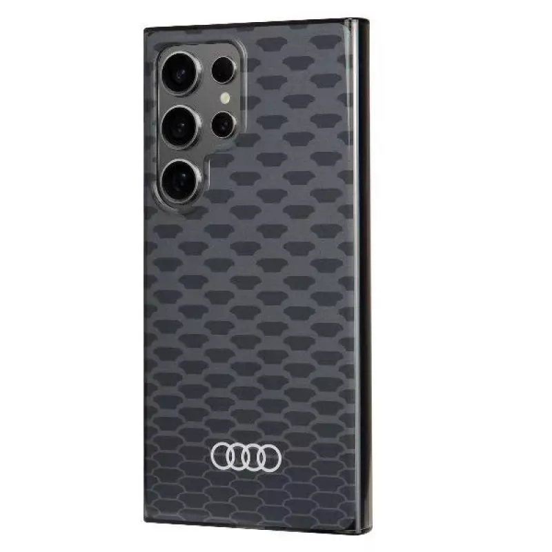 Audi IML Stitching Pattern MagSafe Case para Samsung Galaxy S24 Ultra S928 carcasa rígida negra AU-IMLMS24U-Q5/D3-BK