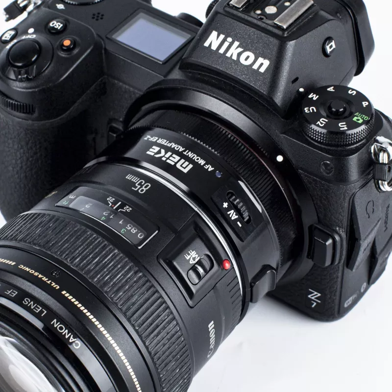 Adaptador MEIKE MK-EFTZ-B de Nikon Z a objetivo Canon EF/EF-S con AF y estabilización de imagen