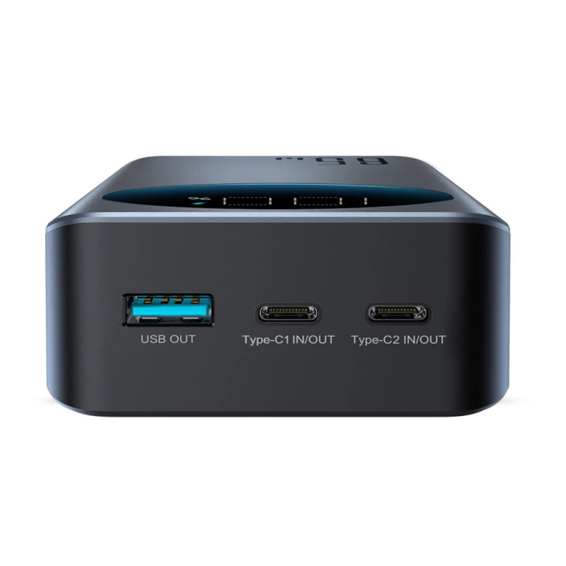 Batería externa Joyroom JR-PBF05 Pro 30000mAh 65W con pantalla digital 2x USB-C 1x USB-A - Negro