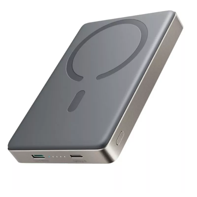 Batería externa Joyroom JR-PBM08 Pro 22.5W 10000mAh con carga inalámbrica 2x USB-C - Titanio