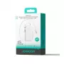 Batería externa Joyroom JR-PR2 35W 10000mAh con cable USB-C extraíble y cable Lightning integrado - Blanco