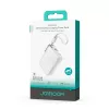 Batería externa Joyroom JR-PBF27 Pro 10000mAh 30W con cable USB-C integrado y cable USB-C a Lightning bidireccional adicional - Blanco