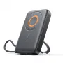 Batería externa Joyroom JR-PBM02 22.5W 10000mAh 3 en 1 inductiva magnética compatible con MagSafe con cable integrado - Negro