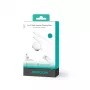 Joyroom S-IW007 cable de carga magnético 3 en 1 USB-A a Lightning/USB-C/Micro USB 1,2 m blanco