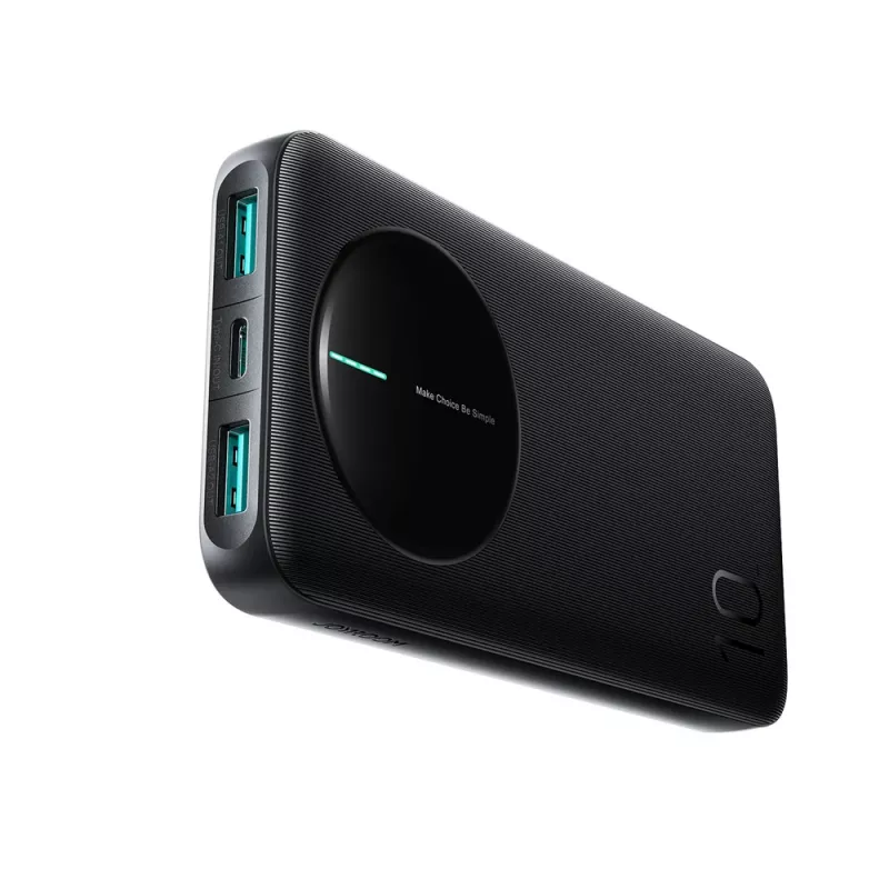 Batería externa Joyroom JR-PBF12 Pro 22.5W 10000mAh con pantalla digital 2x USB-A 1x USB-C - Negro