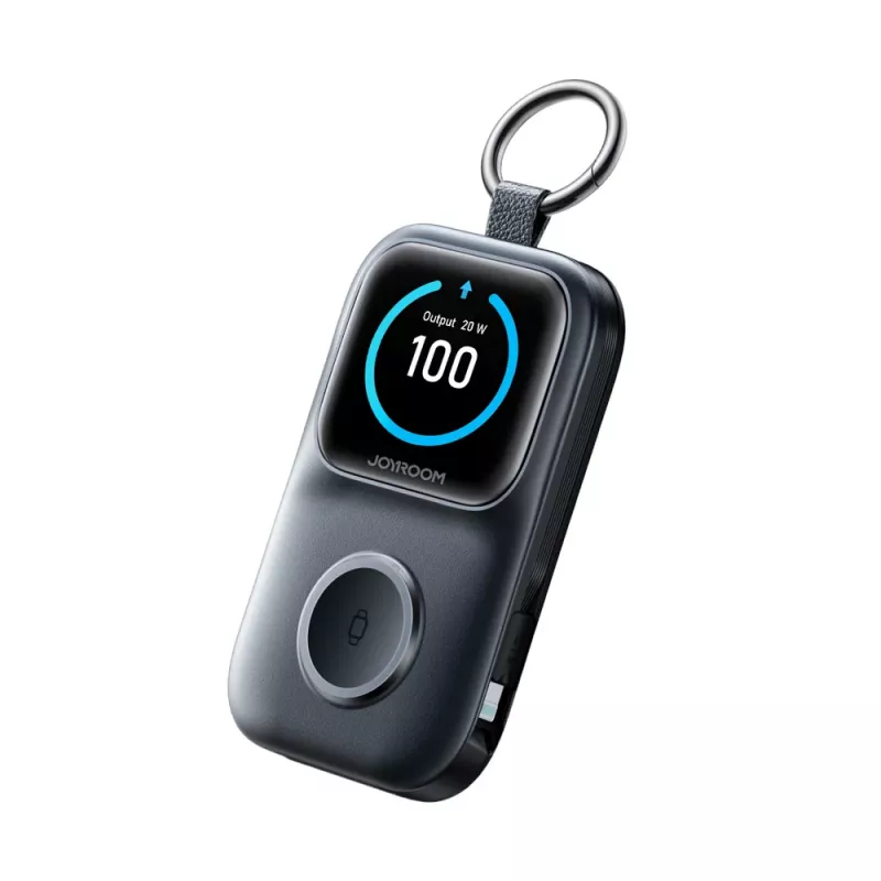 Batería externa inalámbrica Joyroom JR-W19 5000 mAh con cargador para reloj 5W Negro