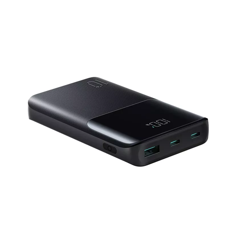 Batería externa Joyroom JR-QP191 Star Series Mini 10000 mAh 22.5W con pantalla digital Negro