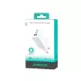 Fuente de alimentación GaN Joyroom JR-TG10 65W 2x USB-C + USB-A con cable USB-C a USB-C 100W 1,2m Blanco