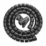 Ugreen LP121 tubo cubrecables, 25 mm x 3 m, negro (30819)