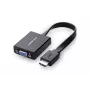 UGREEN Adaptador HDMI a VGA MM103, 25cm, Negro
