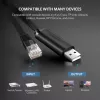 UGREEN CM204 cable consola USB a RJ45 1,5 m negro