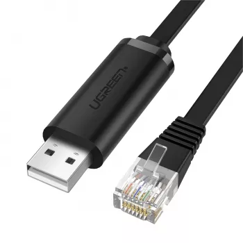 UGREEN CM204 cable consola USB a RJ45 1,5 m negro