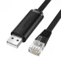 UGREEN CM204 cable consola USB a RJ45 1,5 m negro