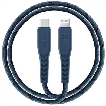 ENERGEA Nyloflex Cable USB-C a Lightning certificado MFi 1,5m Azul