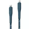 ENERGEA Nyloflex Cable USB-C a Lightning certificado MFi 1,5m Azul