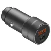 ENERGEA Alu Drive PD20+ Cargador de coche 38W 1xUSB-A + 1xUSB-C PD QC3.0 Gunmetal