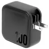 ENERGEA Travelite GAN100 Cargador GaN USB-C 100W 3C1A Negro US+EU